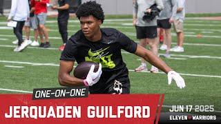 Jerquaden Guilford camps at Ohio State 10 days before commitment, says OSU is “Wide Receiver U”