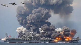 13 minutes ago! Russia's deadliest armed aircraft destroys US aircraft carrier, ARMA 3