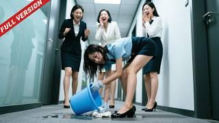 Female CEO disguises as a cleaner and gets humiliated—then reveals her identity,leaving them regret!
