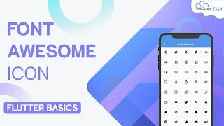 Flutter Font Awesome Icons Tutorial [Hindi] 