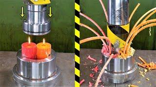 Top Satisfying Hydraulic Press Moments WORM EDITION  | VOL1