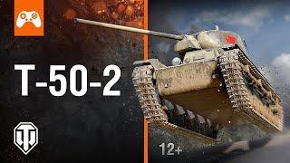 T50-2, Soviet light tank, tier 6, 2k7 dmg, assist +4k damage, Mastery