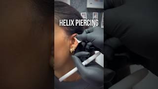 Helix Piercing  One of the most popular ear piercings in 2023! #earpiercing #piercing