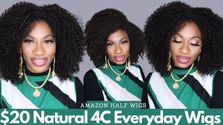 $20 4C Natural Amazon Half Wigs, Easy Everyday Units