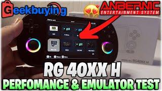 ANBERNIC RG40XX  Was kann die Handheld Konsole? | Emulator Perfomance Test & Gameplay