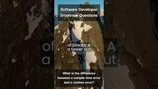 Compile-Time vs. Runtime Errors: Understanding the Difference