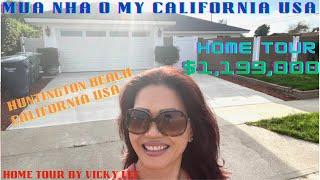 Home Tour Newly Upgraded Single Level Home in South Huntington Beach California USA | Real Estate