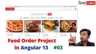 Angular 13 Food Order application | Food order Project from scratch |Creating Components in Angular