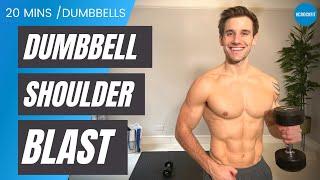 DUMBBELL SHOULDER BLAST | Build muscle in 20 minutes at home | #CrockFit