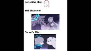 Sensei POV || Blue Archive || [Shiroko & Kuroko] {Abydoy} #edit #anime #blueacrhive