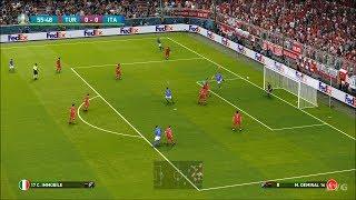 eFootball PES 2020: UEFA Euro 2020 - Turkey vs Italy - Gameplay (PS4 HD) [1080p60FPS]