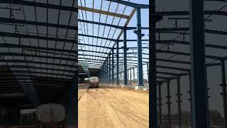 Steel construction warehouse #steelstructure #warehouse  #buildings #buildingservicesengineering