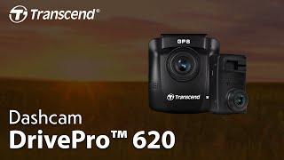 Transcend DrivePro 620 Dual Camera Dashcam - DrivePro. All-round protection.