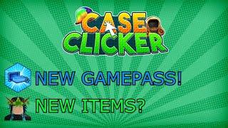 New Gamepass, Auto Open, New Items? || Roblox Case Clicker