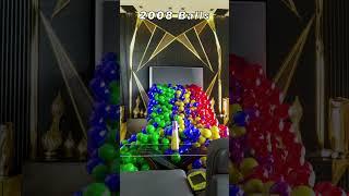 Intense living room ball simulation up to 4701 #3danimation #blender3d