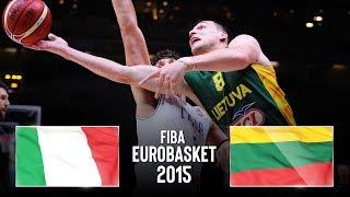 Italy  v Lithuania  - Classic Full Game | FIBA EuroBasket 2015