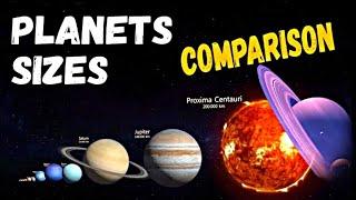 Star Size comparison 2024 | 3D Animation of planets