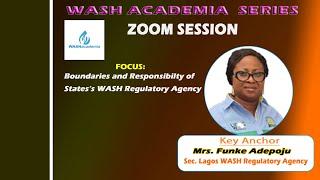 Boundaries and Responsibilities of States' WASH Regulatory Agency