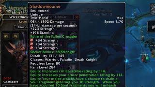 Most Broken Item in the Entire WoW (Shadowmourne)