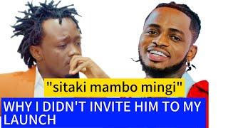 BAHATI REVEALS WHY HE DIDN'T INVITE DIAMOND PLATINUMS TO HIS LAUNCH