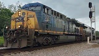 CSX Freight Train at Vitis Junction Featuring Jeny Smith