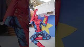 Spiderman has become Camera Man! Skibidi toilet in real life! #trending #funny #skibiditoilet