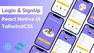  Login | SignUp UI - React Native Tutorial