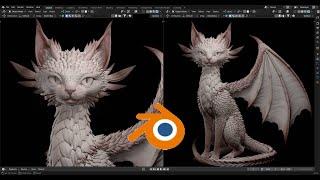 Blender 4.3 Sculpting - Fantasy Creature