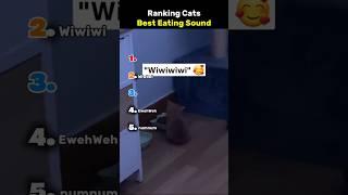 Ranking Cats Best Eating Sound