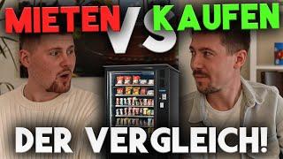 Snackautomaten - MIETEN VS. KAUFEN!  Ist das Mieten von Automaten nur SCAM?! WIR VERGLEICHEN! 