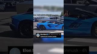 Cybertruck CRUSHES Lamborghini! ️ #tesla #cybertruck #nowyouknow