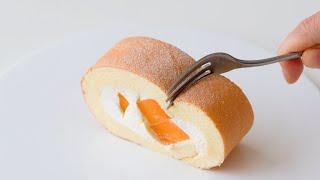 Mango Swiss Roll Cake Recipe｜Ohyoo Cooking