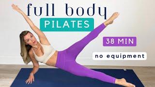 38 Min Full Body Pilates Workout (Tone + Lose Weight)