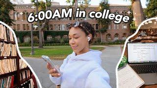 6AM COLLEGE DAY IN MY LIFE  (productive, studying for finals, fall semester at USC)