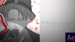 levi ackerman animation edit | after effects