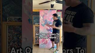 Art opens doors to another world ‍️ #art #artist #arttalk #artartist #artandcraft #creative