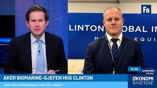 Gigakutt i Northvolt, Crayon-sjefen om AI og Aker BioMarine møter Clinton