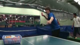 Table Tennis - Inside out serve