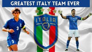 The Greatest Italian National Football Team in History |  All-time 11