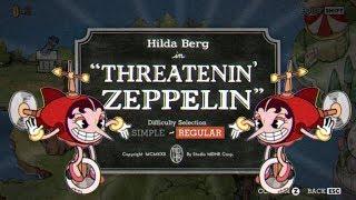 Cuphead Boss Tutorial - Hilda Berg: Threatenin Zeppelin