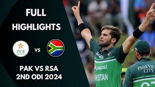 Pakistan vs South Africa 2nd ODI 2024 Full Highlights | Pak vs SA