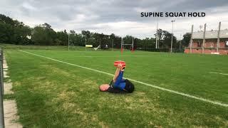 Supine Squat Hold - Upside Strength Exercise Library