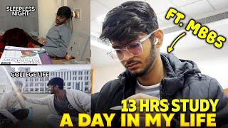 13 Hours study | A day in my Life Ft. MBBS VLOG