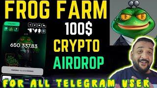 New Airdrop | Frog Farm Airdrop | Frog Farm Airdrop full guide
