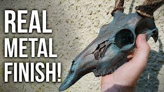 HOW TO METALIZE A SKULL Tutorial with Copper/Bronze!