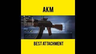 AKM best attachment in bgmi #bgmi #shorts #pubgmobile