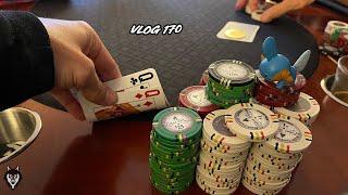 CRAZY CHICAGO HOME GAME!! SETS, STRAIGHTS, & HUGE BLUFFS!! | Poker Vlog #170