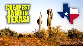 5 PLACES to BUY CHEAP LAND in TEXAS  Where to Buy Cheap land in Texas?