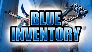 The BEST BLUE Themed INVENTORY For CS2! (w/ Knife and Glove Combos)