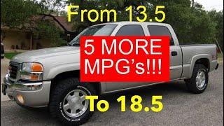 2006 Sierra 4.8L GAINS 5 MPG’s!!@craigdavidrosen